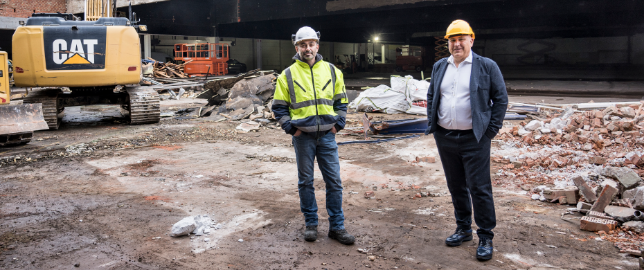 Stenabo en Franck slaan de handen in elkaar bij gevangenis-<br>complex Haren