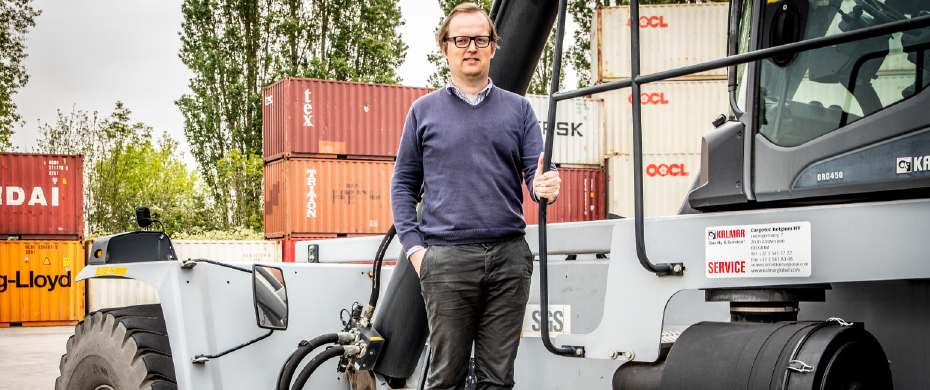 Vooruitstrevende containerlogistiek